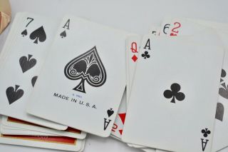Vintage Las Vegas Sahara Casino Hotel Playing Cards NOT Open Red Deck 8