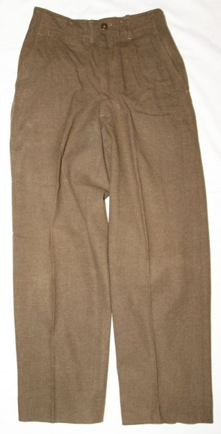 Post Wwii G.  I.  Wool Combat Field Trousers,  1945 Pattern