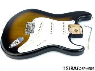 Fender Vintage 50s Lacquer Nitro Stratocaster Strat Loaded Body 2ts Sunburst