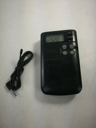 Vintage Radio Shack 12 - 174 Am/fm/tv With Clip With Antenna