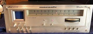 Marantz Model 2110 Stereophonic Tuner Rare Scope Display Pro Service Vintage