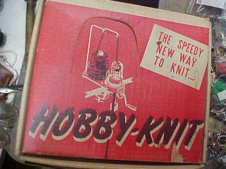 1948 Hobby - Knit Knitting Machine Rare Vintage Antique Montello Products Co 4