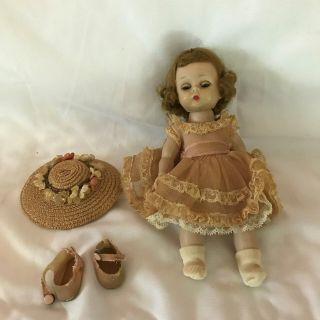 Vintage Madam Alexander - Kins Doll And Outfit 1950s Triple Stitched Hair