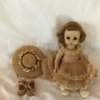 Vintage Madam Alexander - Kins doll and outfit 1950s triple stitched hair 2
