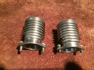 PAIR Azusa velocity stacks for vintage go kart McCulloch,  West Bend 4