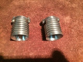 PAIR Azusa velocity stacks for vintage go kart McCulloch,  West Bend 5