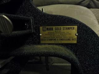 Vintage EDMARK Gold Stamper Model B Hot Foil Stamping Machine 2