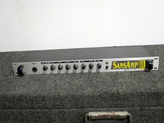 Vintage Tech 21 Nyc Sansamp Rack Guitar Preamp Rare Yellow Sans Amp