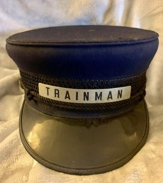 Vintage Trainman Hat - Sp On Side Buttons - Southern Pacific