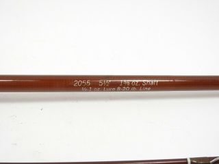 Vintage Fenwick Lunkerstik 2000 Fishing Rod.  2055.  5 1/2 '. 6