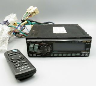 Alpine Cda - 7894 Vintage Old School Cd Player In Dash Receiver Car Radio & Remote