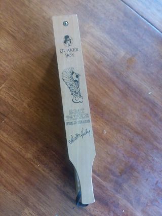 Vintage Quaker Boy Boat Paddle Box Turkey Call Dick Kirby Field Grade