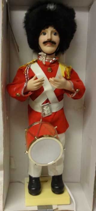 Vintage Motion - Ette Animated Telco Christmas Holiday Soldier Drummer Band