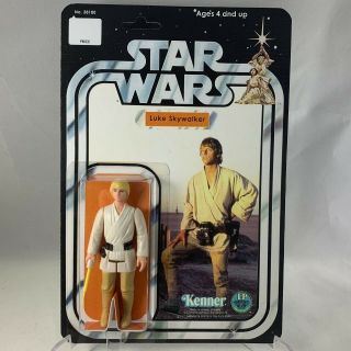 1977 Star Wars Vintage Luke Skywalker Figure Double Telescoping Saber Moc Custom