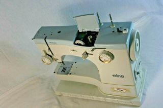 Vintage ELNA 62C Sewing Machine Made In Switzerland NO Case/Accessories 2