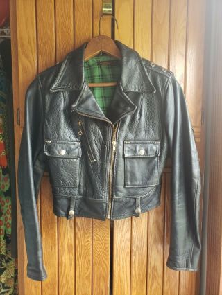 Vintage Harley Davidson Leather Motorcycle Jacket