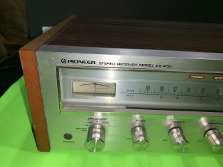 Vintage Pioneer Stereo Receiver model SX - 450 In Good 4
