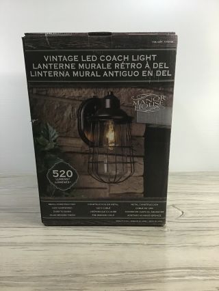 Manor House Vintage Led Coach Light 520 Lumens Ss