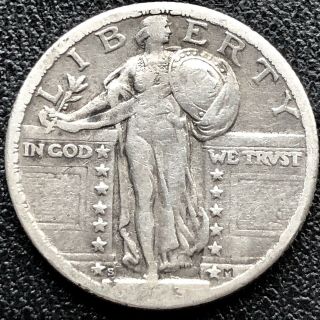 1923 S Standing Liberty Quarter 25c Better Grade Very Rare Key Date 16869