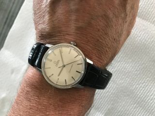Vintage Omega Seamaster 24 Jewel 552 Stainless Steel Wrist Watch