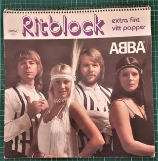 Abba Vintage Scrapbook - Ritblock Sweden -