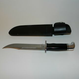 Vintage Buck Knife 120 General Sheath Usa Cat 177 1988