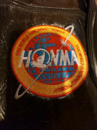 Ultra Rare Vintage Old Honma Black Golfbag Golf Cart Bag w/ Honma Stitched 3