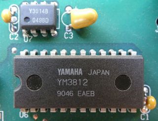 RARE 8 - bit AdLib music synthesizer card PC ISA OPL2 sound Yamaha YM3812,  1990 5