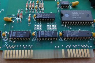 RARE 8 - bit AdLib music synthesizer card PC ISA OPL2 sound Yamaha YM3812,  1990 6