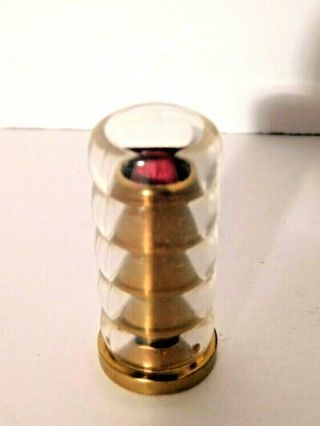 Vtg.  Henry Rosenfeld Retro Lucite Lipstick Case Tube Circa 1946 Rare