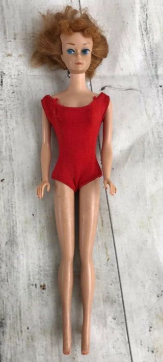 1962 Midge 1958 Barbie Doll Mattel Vintage Rare Red Hair