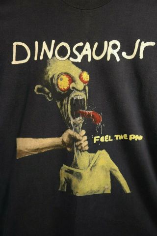 Rare 90s Vintage Dinosaur Jr Tour Feel The Pain Concert T - Shirt Xl