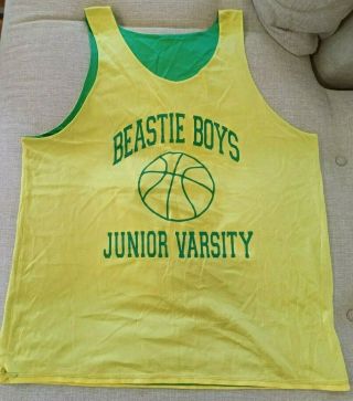 Vintage BEASTIE BOYS Junior Varsity Basketball Jersey Joe & Tony ' s Barbershop 3