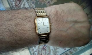 Vintage Gents G.  P.  Rotary Quartz Bracelet Watch.  Battery Immaculate