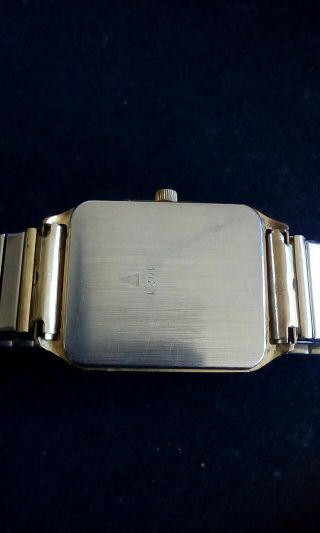 VINTAGE GENTS G.  P.  ROTARY QUARTZ BRACELET WATCH.  BATTERY IMMACULATE 6