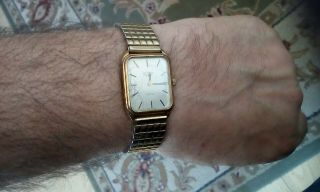 VINTAGE GENTS G.  P.  ROTARY QUARTZ BRACELET WATCH.  BATTERY IMMACULATE 8