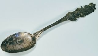 Vintage Sterling Silver Souvenir Grand Junction Colorado Chieftain Western Spoon