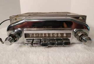 Vintage/rare 1957 Fomoco Mercury Am Radio - And Light Comes On - Vg