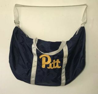 Vintage Pitt Panthers Game - Equipment Bag University Of Pittsburgh Duffle