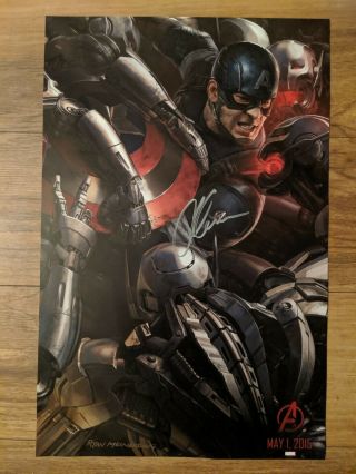 Avengers Age Of Ultron 9 Signed Posters Sdcc 2014 Rare 10 Autographs