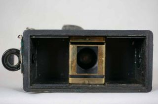 Ansco Memo Vintage Cartridge Half Frame 35mm Box Camera w/film cartridges & Case 7