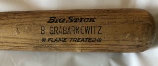 Vintage 1969 - 70 Billy Grabarkewitz Game Bat Dodgers Cubs All - Star
