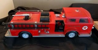 Vintage Texaco Fire Chief Fire Truck Wen Mac Pressed Steel Old Toy W/ Box 25 "