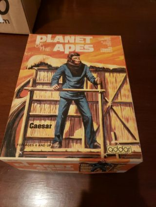 Vintage 1974 Planet Of The Apes Addar Caeser Model Kit