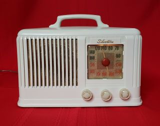 Vintage Silvertone Am Radio Model 6016 (1947) Completely Restored