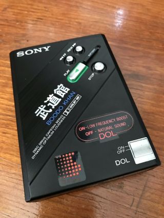 Sony Dd - 100 “boodo Khan” Cassette Player Walkman Black Vintage Radio Stereo