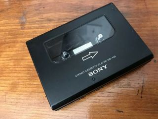SONY DD - 100 “Boodo Khan” Cassette Player Walkman Black Vintage radio Stereo 3