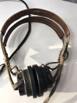 Wwii Us Aaf Radio Headset Receiver Anb - H - 1 Western Electric D173120 H