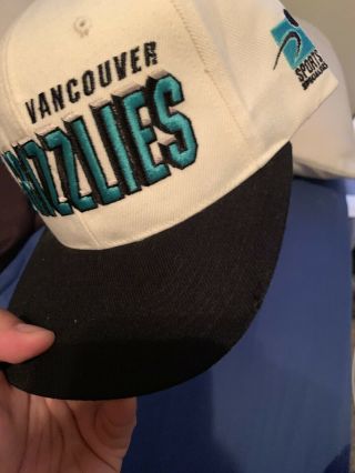 Vintage Vancouver Grizzlies 1994 Sports Specialties One Size Adjustable Cap Hat 4