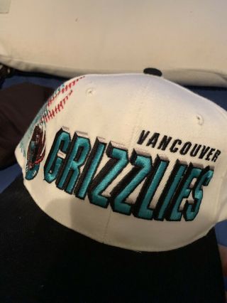 Vintage Vancouver Grizzlies 1994 Sports Specialties One Size Adjustable Cap Hat 7